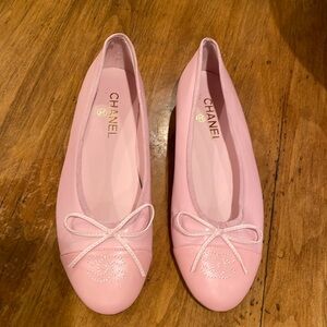 Pink CC ballerina flats